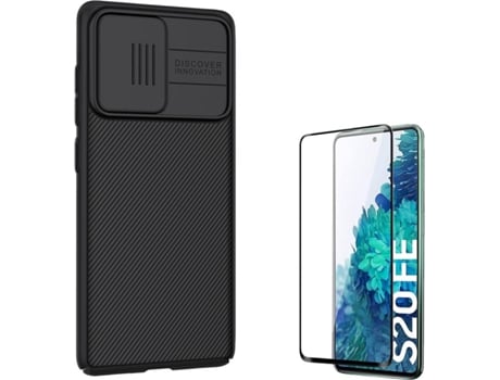 Carcasa y Protector Samsung S20 FE Nillkin Camshield Negro