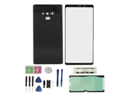 Kit De Reparación De Pantalla De Cristal Frontal Y Panel Trasero Para Galaxy Note 9 Negro