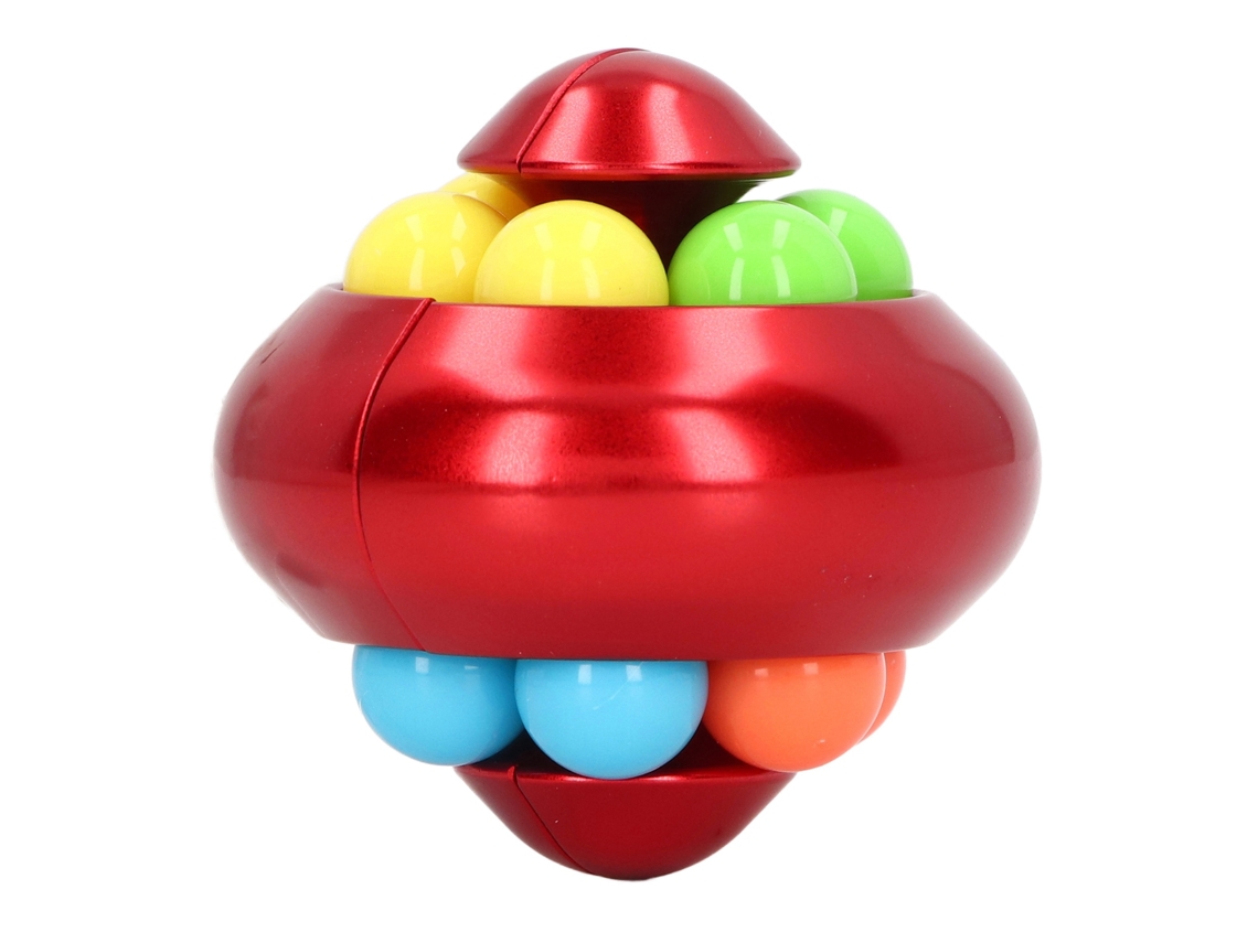 2026-juguete De Bolas Rotativas Para Adultos Y Adolescentes, Antiestrés Portátil, Puzzle Con Perlas, Ideal Para Hogar Y Oficina, Rojo
