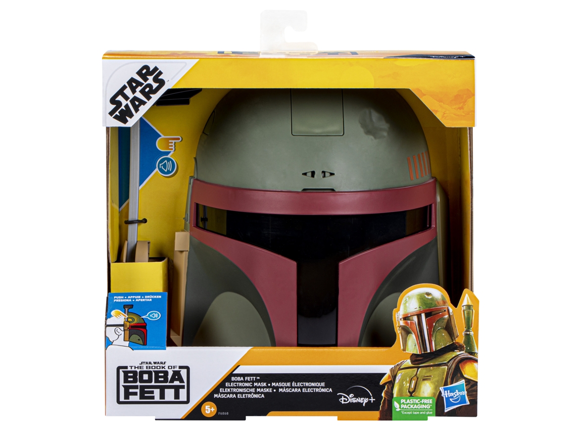 Figura de Acción STAR WARS Boba Fett Máscara Eletrónica (28,26x30,16x26,04)