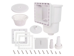 Kit De Accesorios Para Recolector De Residuos De Piscinas Elevadas Sp1091lx Con Abertura De Pared De 6 Pulgadas.