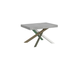 Mesa extensible 90x120/224 cm Volantis Cemento estructura 4/A