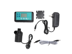 Kit Bomba De Agua Solar Regulable, Temporizador, 100‑240v, Plug Us, Riego Rural, Circulación Piscina