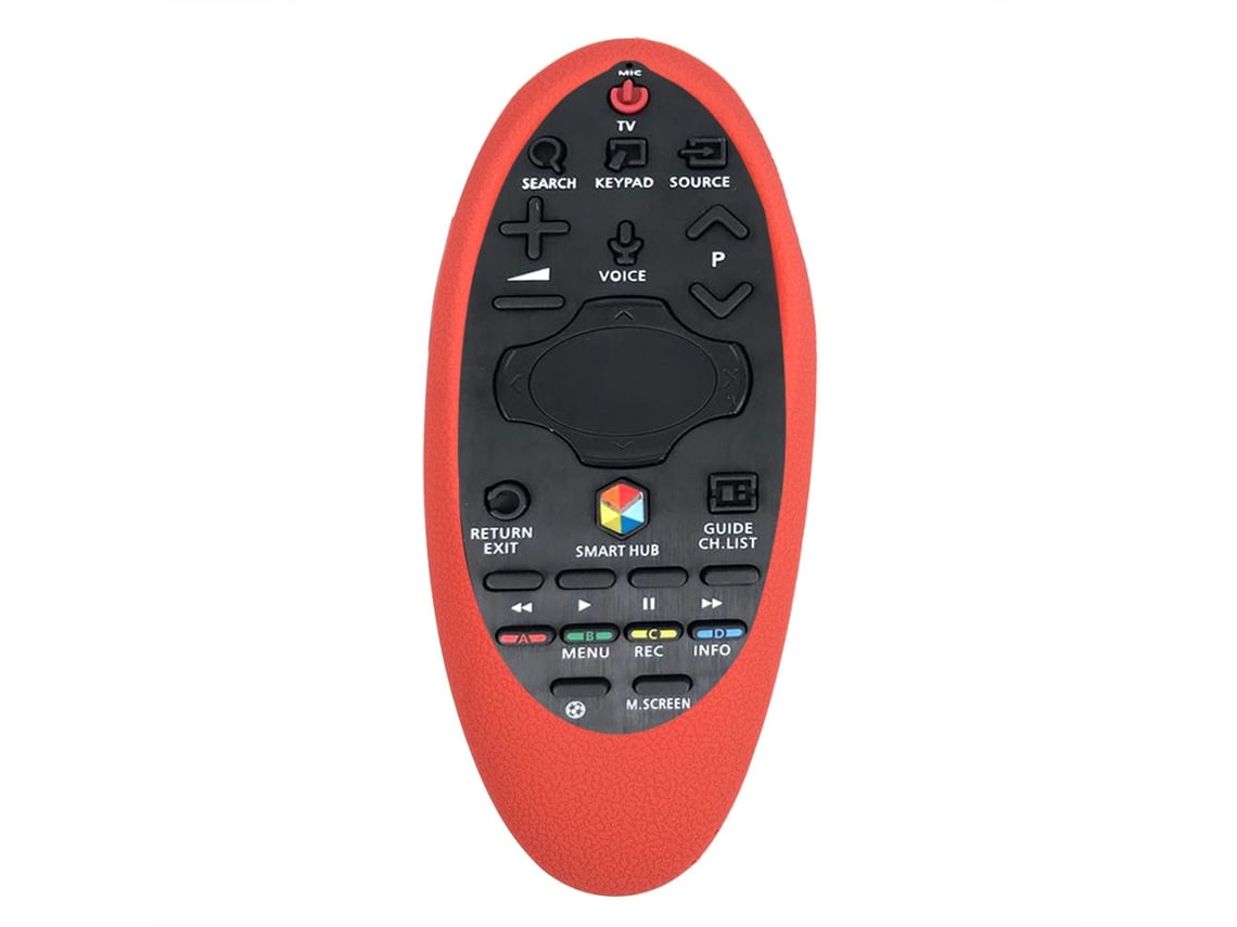 Capa De Silicone Macia Para Controle Remoto Samsung Tv Bn94-07557 A07469u A55 H6400j Vermelha