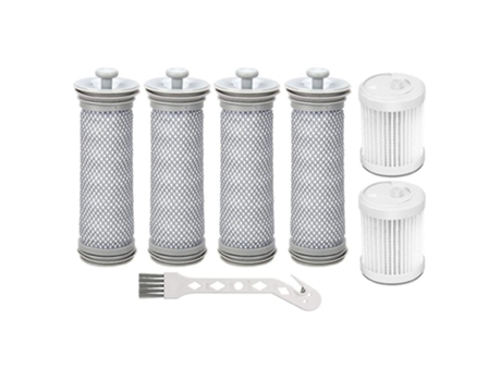 4 filtros pre master e 2 filtros hepa para tineco a10/a11 hero/master