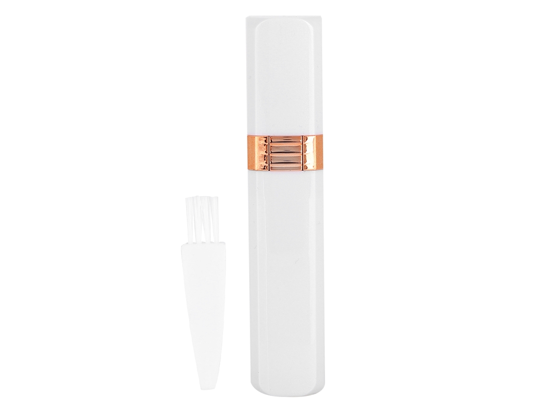 Depiladora eléctrica compacta para rostro y cuerpo de mujer