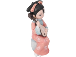 Figura decorativa delicada de estilo chino hecha de resina sintética, ideal para decoración y como accesorio para fotografía. Qing GOKOCO