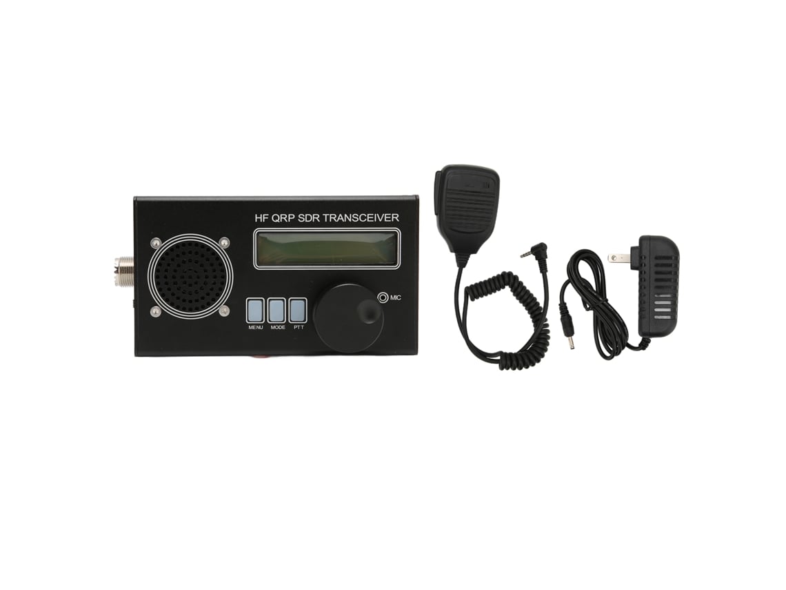 Transceptor móvil (8 bandas, compatible con USB LSB, CW, AM, FM, 5 W)