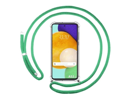 Carcasa Samsung Galaxy A52 / A52 5G / A52s 5G TUMUNDOSMARTPHONE Colgante Verde