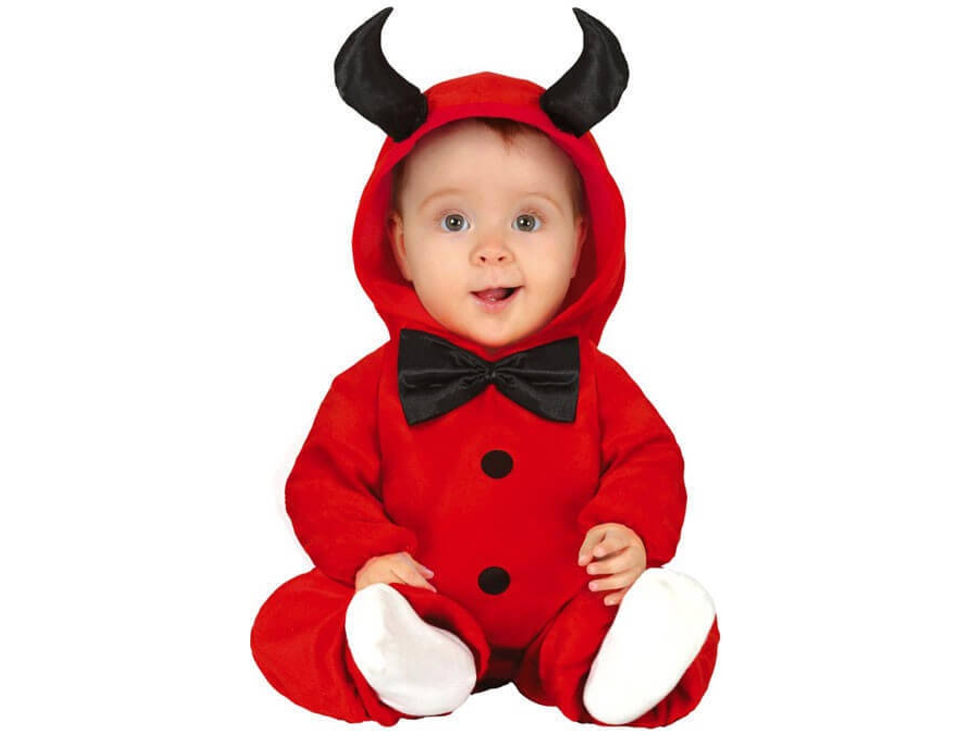 Disfraz de Bebé DISFRAZZES Diablillo (Talla: 6 a 12 meses)