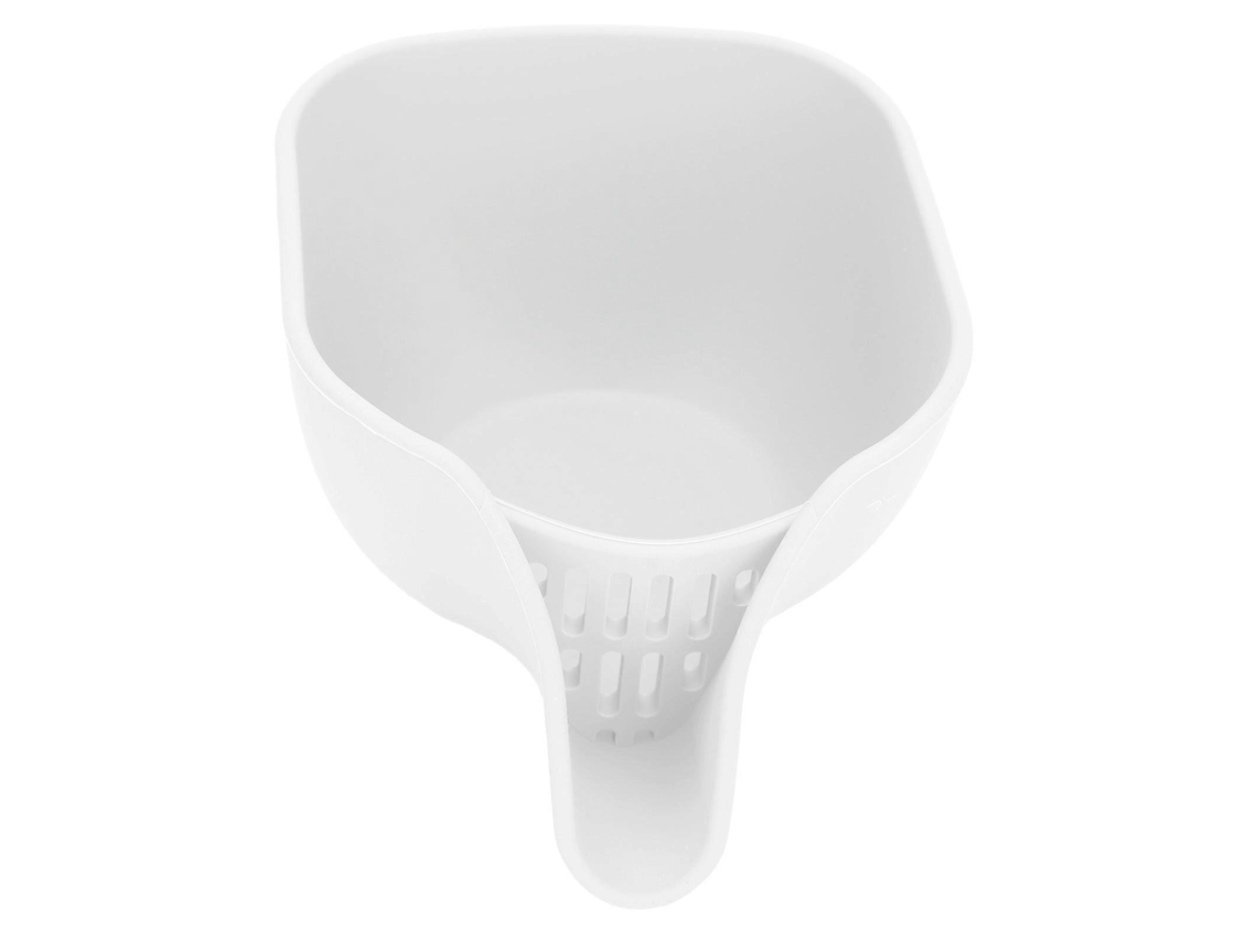 Cesta multifuncional de silicona para filtro de agua con drenaje eficiente y boquilla, ideal para lavar frutas, verduras y ensaladas.