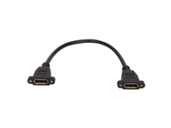 Cable De Extensión Displayport Dp Hembra A Hembra Con Soporte De Montaje, Compatible Con 4k 3840x2160.