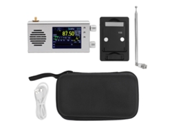 Radio portátil con pantalla LCD de 3,2 pulgadas y altavoces estéreo