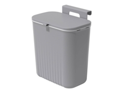 Cubo De Basura De Cocina, 9,5 Litros, Gris.