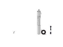 Bomba solar para pozo profundo de acero inoxidable de alta eficiencia, 400 W, 48 V, OEM (sin tamaño)