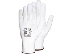 Guante CHEMITOOL SAFETY Nylon Blanco Sem Costuras