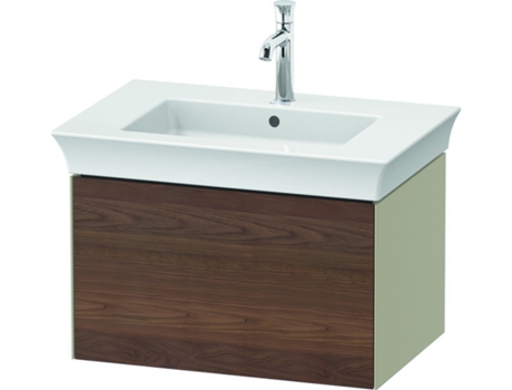 DURAVIT Tulip blanco, mueble de baño montado en la pared, ancho 684 x profundidad 458mm, con 1 extractor, con tecnología de punta, WT42410
