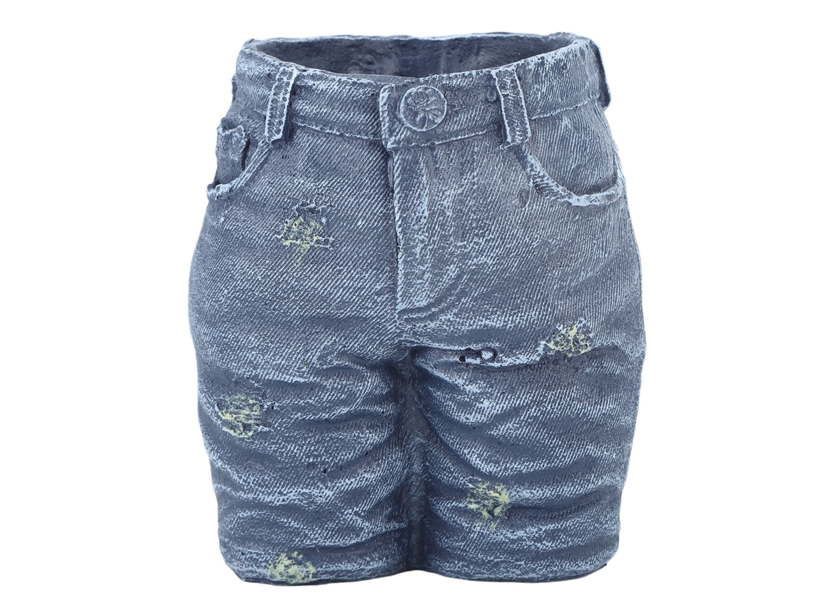 Rebe-maceta De Jeans Creativa Para Jardín Decoración De Flores Adorno De Craft Pantalones Textil