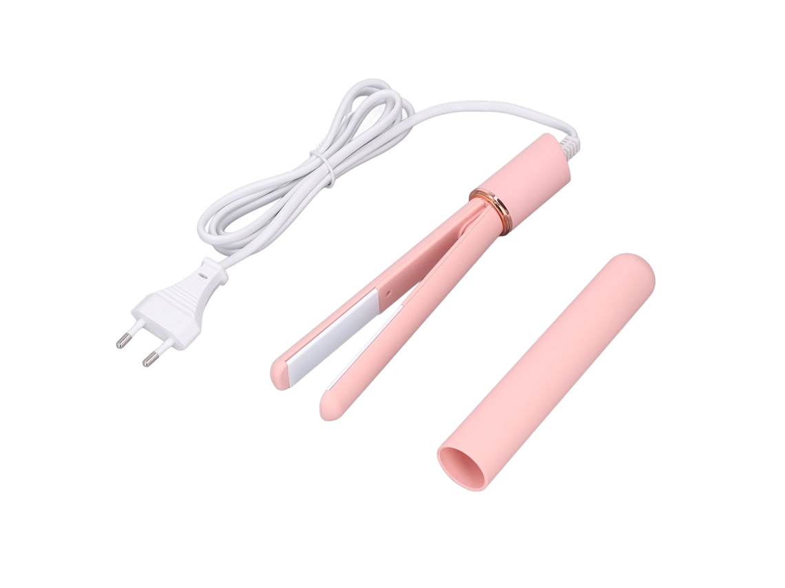 RNEMITERY Mini Plancha de Pelo 2 en 1 Multifuncional con Calentamiento Rápido para Viaje