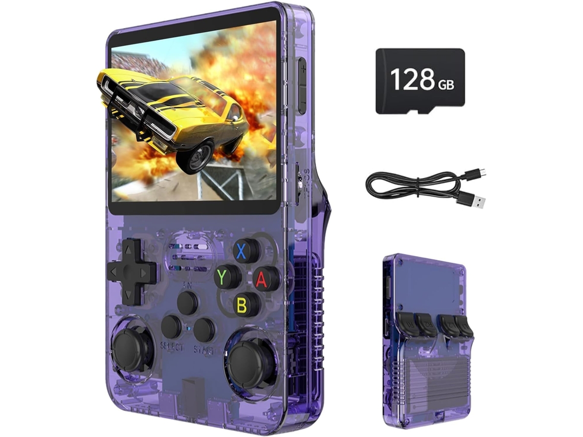 R36s Consola De Juegos Retro De 128 Gb