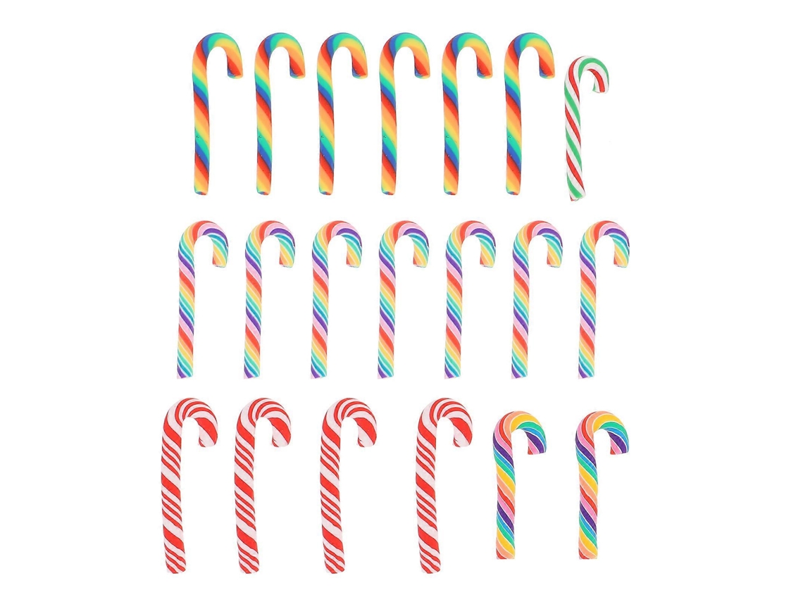 Juego de 20 piezas decorativas para belén, adornos para árbol de Navidad y postes colgantes navideños. Hengjian