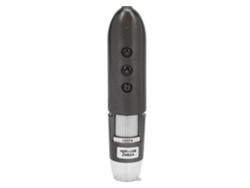 Microscopio digital inalámbrico portátil de 1000x con cámara de 2 MP, conexión Wi-Fi y USB, con 8 luces LED para tablet/PC.