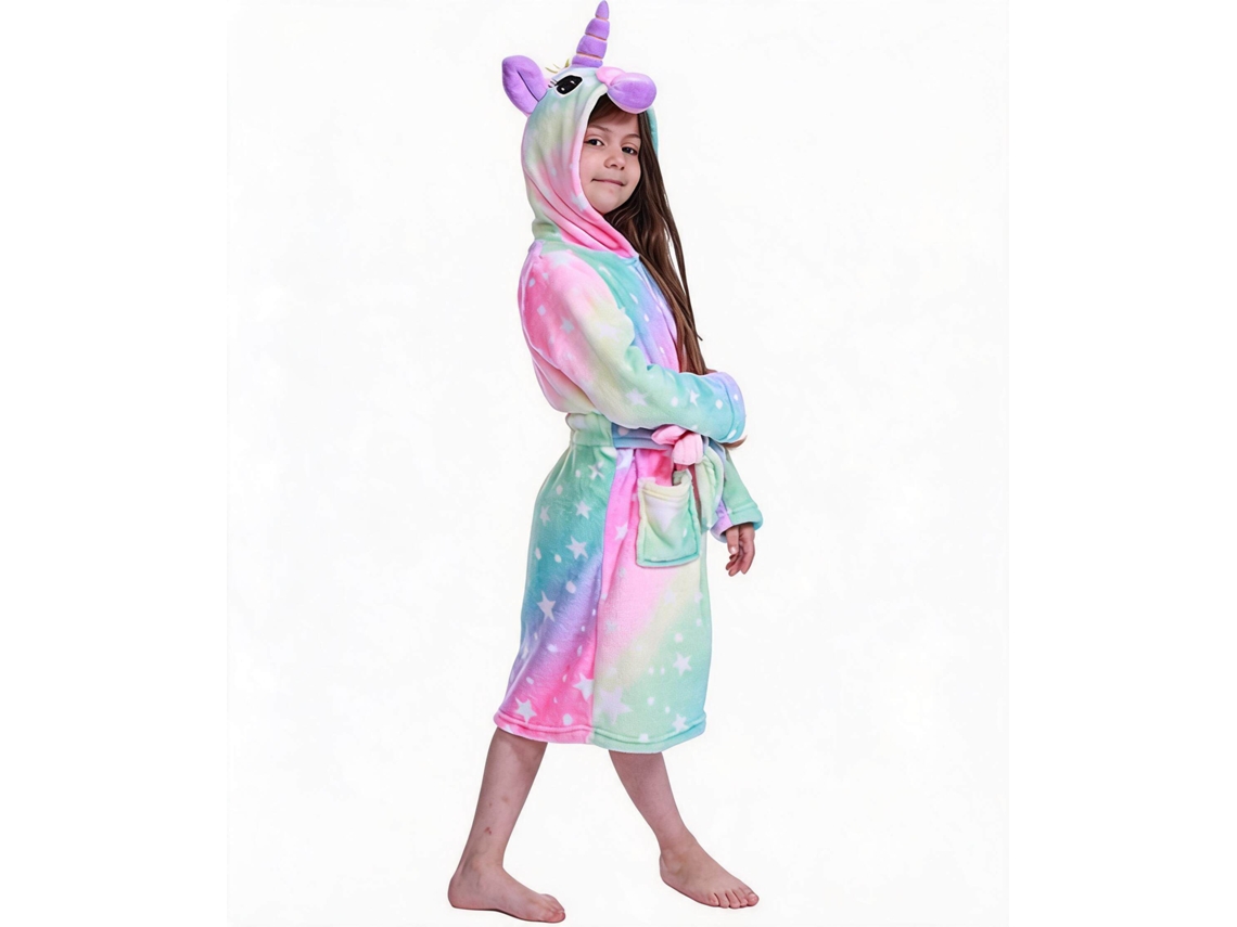 Bata De Baño Infantil De Unicornio, Regalo De Para Niñas (para 100/110cm)