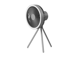 Ventilador colgante LED de 7 pulgadas con trípode USB y 3 velocidades.