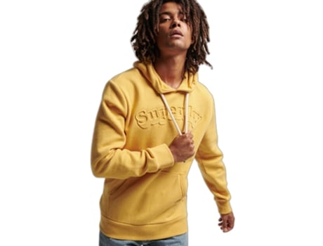 Sudadera con Capucha Vintage SUPERDRY Sudaderas Cooper Class Amarillo (S)