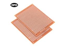 20 Piezas De Placas De Circuito Universales De 5 Cm X 7 Cm, Accesorios De Plástico Para Experimentos Escolares.