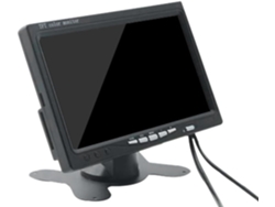 Mini Monitor De Tv Hd De 7 Pulgadas Con Pantalla Lcd De 800x480 Para Automóviles Y Dispositivos Portátiles.