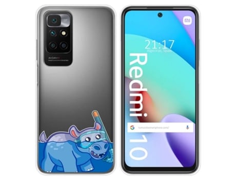 Carcasa Xiaomi Redmi 10 TUMUNDOSMARTPHONE Dibujos Transparente Multicolor