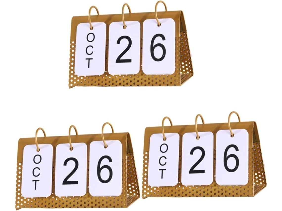 Calendario De Escritorio De 3 Piezas 2023, Mini Calendario Estudiantil 2023, Calendario Decorativo Para El Hogar