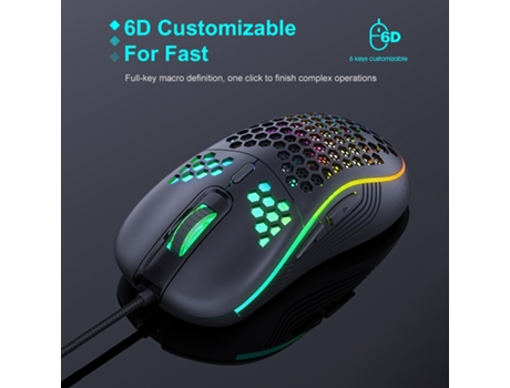 Ratón con chip de juego Apedra T98 UNBRAND