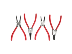 4 alicates de anillo de bloqueo con mango de PVC de 7 pulgadas, herramienta manual para rodamientos, industria automotriz.