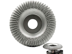 2026-disco De Carving Para Amoladora De 100mm Tipo Arco Plata Con Buje Adaptador De 7/8" A 5/8"