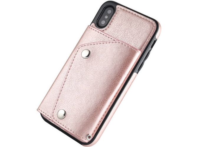 Funda iPhone X WISETONY Bailisheng-135 Rosa