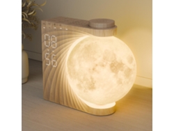Despertador para dormitorio, con luz de amanecer para despertar a niños y adolescentes, máquina de ruido blanco (Ikikso White)