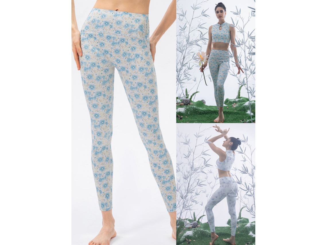Mallas Deportivas Ajustadas Estampadas Para Mujer, Ideales Para Yoga, Correr Y Entrenar.