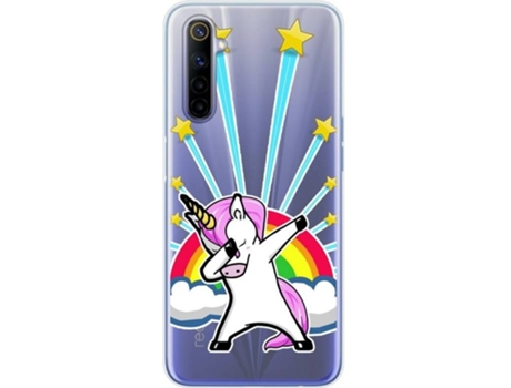 Carcasa Realme 6 TUMUNDOSMARTPHONE Dibujos Transparente Multicolor
