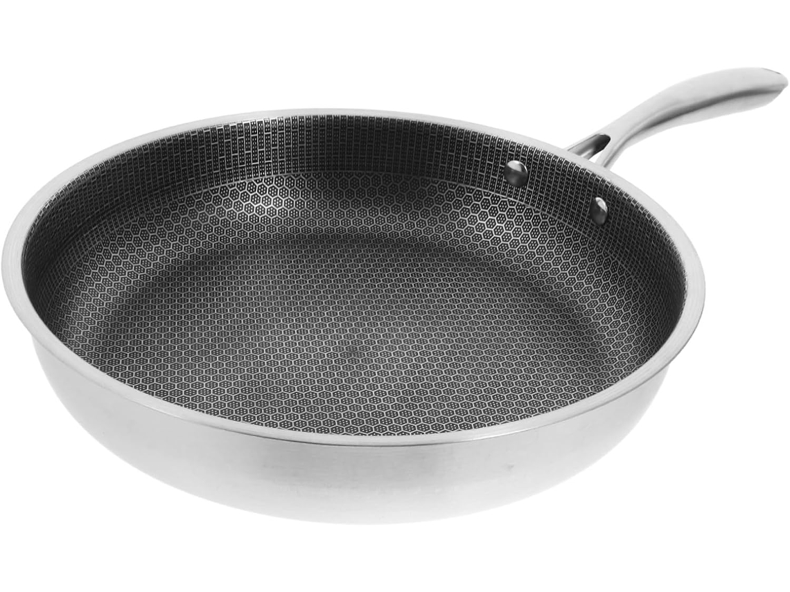 Tú, Fácil De Limpiar, Para La Cocina, Sartén De Acero Antiadherente Con Base De Acero Ligero Y Fácil De Limpiar