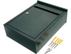 Buzón Metálico De Pared Con Cerradura, Color Verde Postal, 1 Unidad, Buzón De Quejas