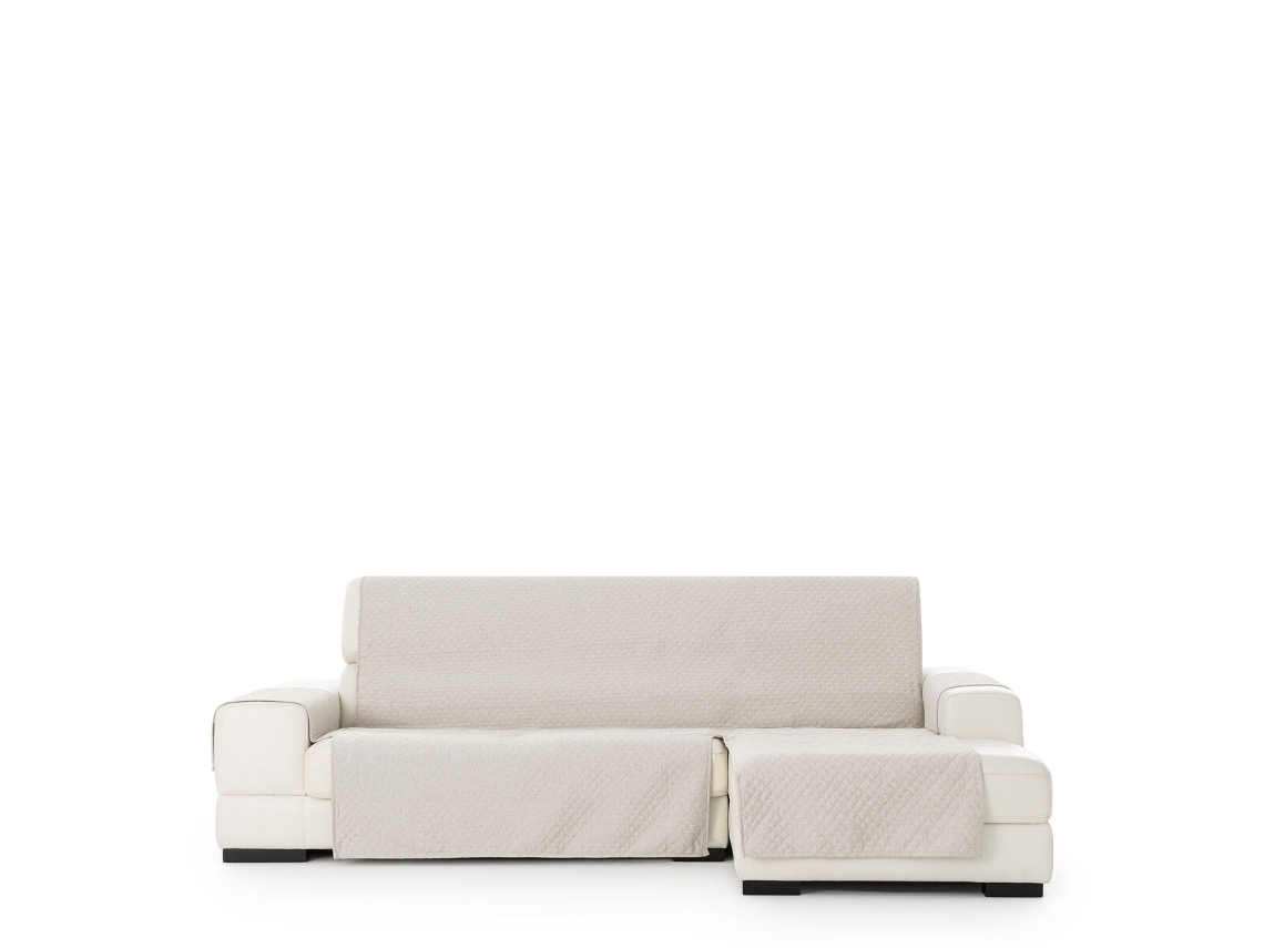 Funda para chaise longue de brazo corto derecho EYSA SILVER Marrón claro 100 x 110 x 240 cm