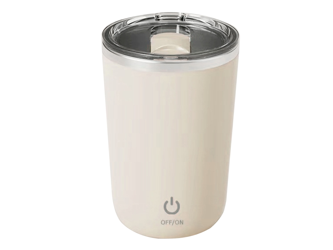 Taza Con Agitador Magnético Automático De 350 Ml, De Acero Inoxidable 304, Lavable, Para Café Y Leche.