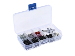 Mali kit de Ferramentas e Parafusos para Reparo Especial de Carro Rc Hsp 1/10 com Caixa Reutilizável