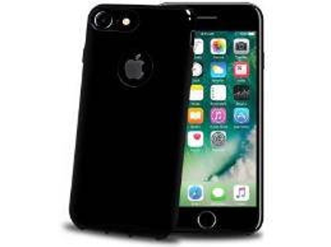 Funda iPhone 7 Plus CELLY Gel Negro