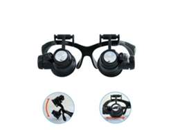 Lupa Led Para Reparación De Relojes Y Joyas, 10x, 15x, 20x, 25x, Ajustable, Manos Libres.