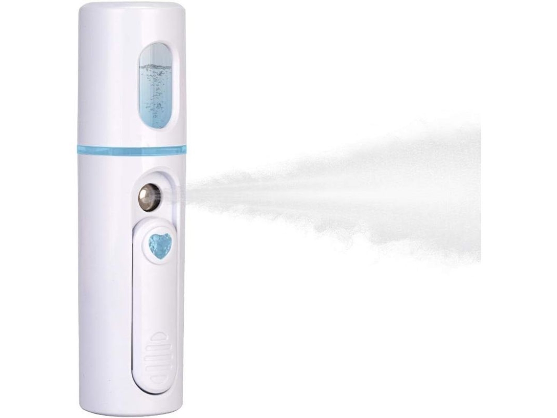 Humidificador Facial Ultrasónico En Spray Para El Cuidado De La Piel Y El Maquillaje - Blanco
