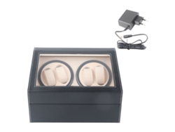 Caja automática para 4 relojes, con 6 rejillas y motor silencioso.