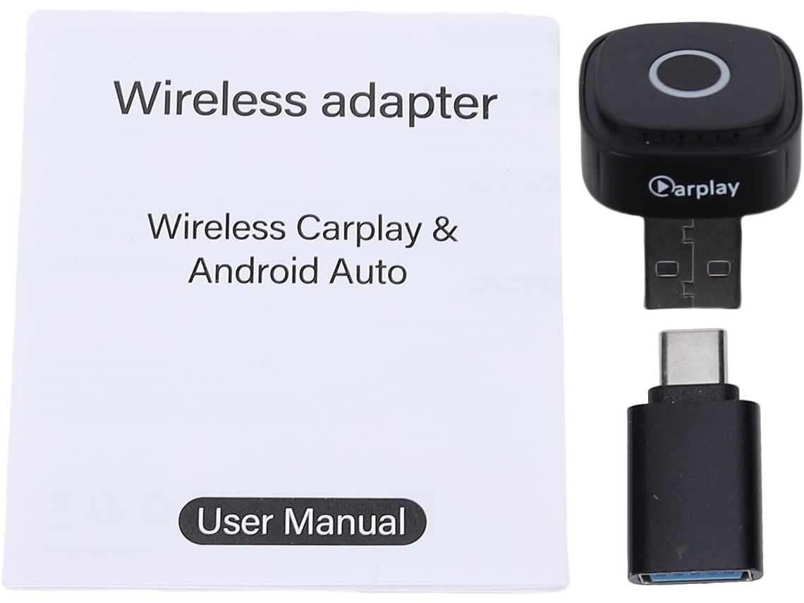 Adaptador Con Cable De Modo Dual, Fácil Conexión Bluetooth, Ios 10+, Auto 11.0
